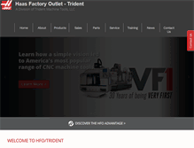 Tablet Screenshot of hfotrident.com